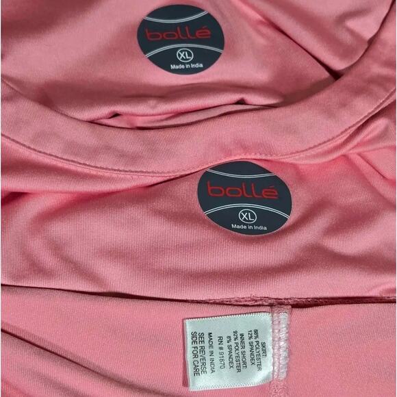 Bolle Pink XL 2-Piece Athletic Gym Activewear Outfit Skort Tank Top Tennis Set - Picture 7 of 7